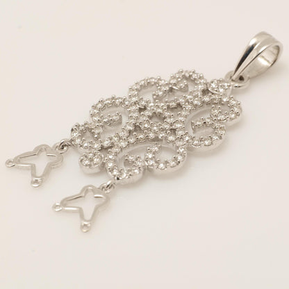 Floral Diamond Pendant