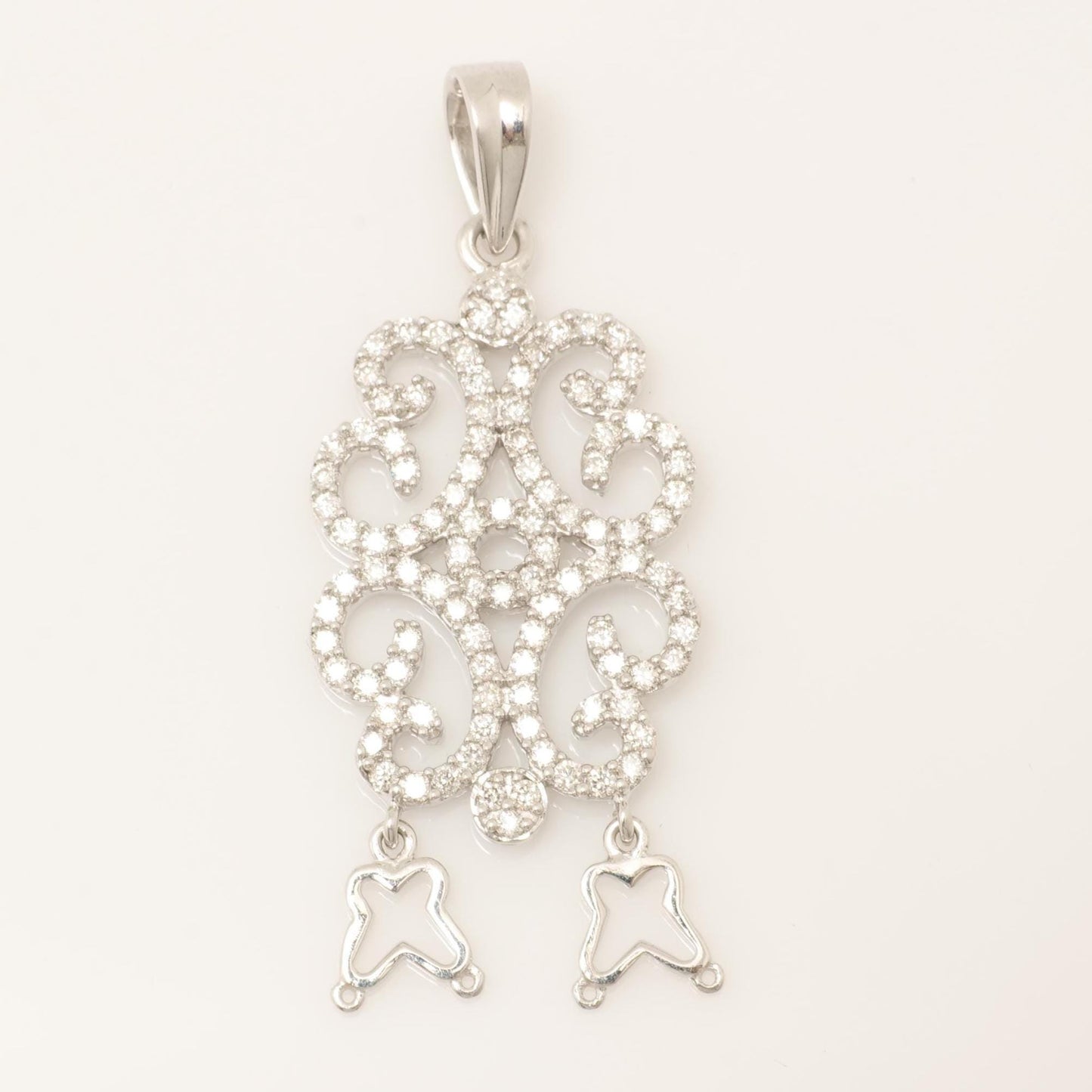 Floral Diamond Pendant