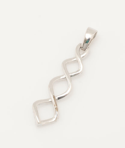 Linking Geometric Natural Diamond Pendant