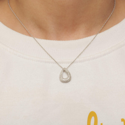 Teardrop Diamond Pendant