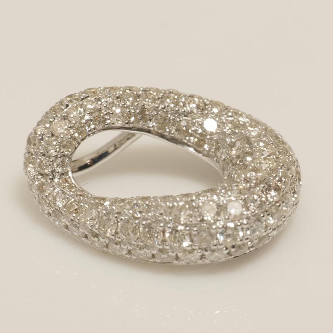Teardrop Diamond Pendant