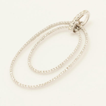 Oval Diamond Pendant