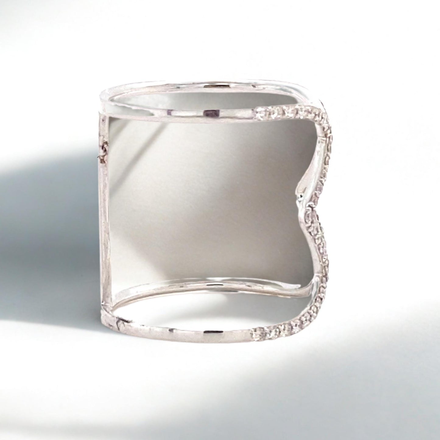 Criss Cross Diamond Ring