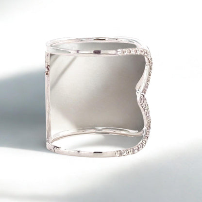 Criss Cross Diamond Ring