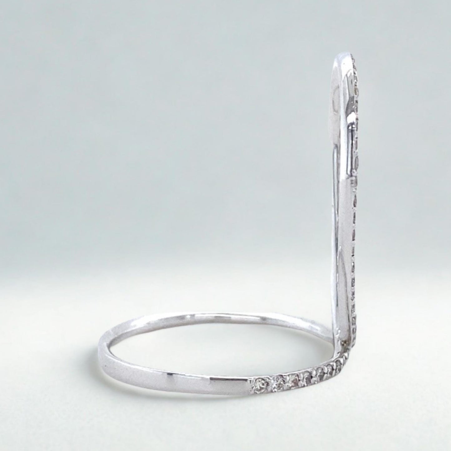 Pear Halo Natural Diamond Ring