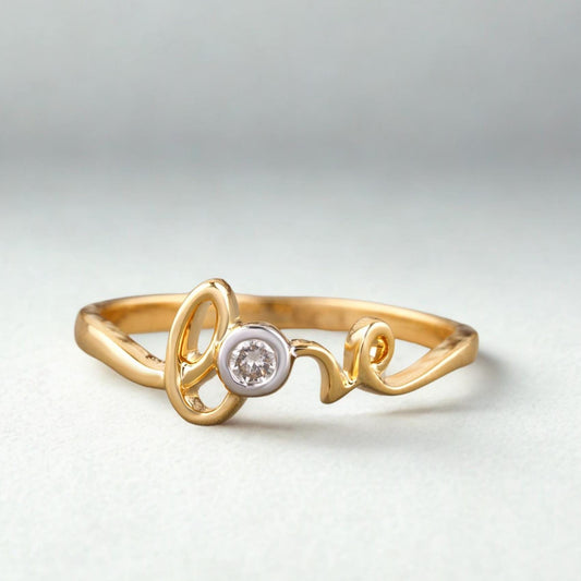 Diamond Love Ring