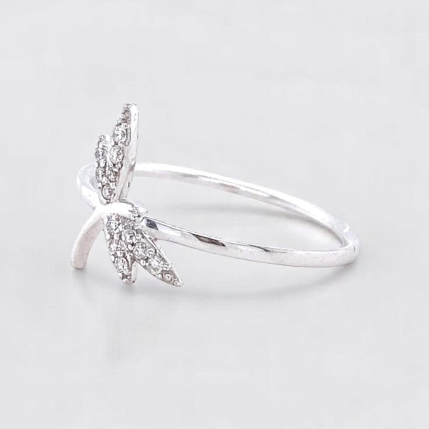 Dragonfly Diamond Ring