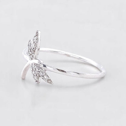 Dragonfly Diamond Ring