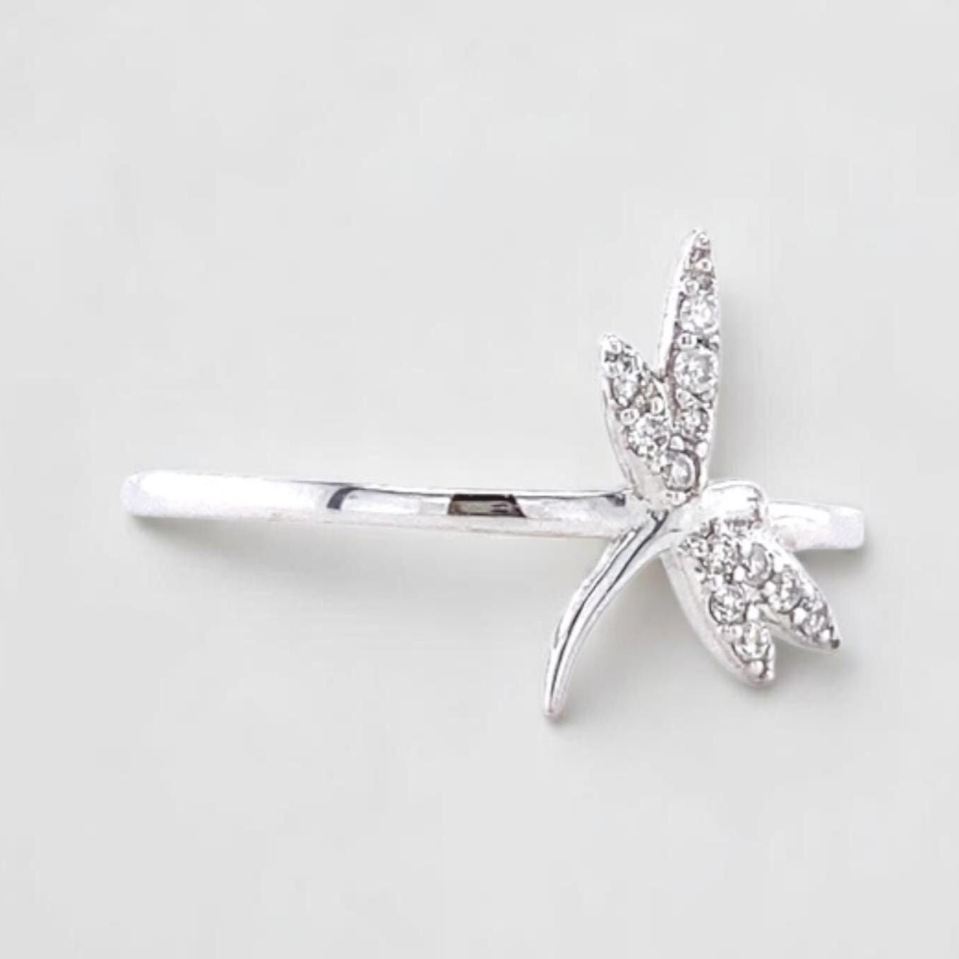 Dragonfly Diamond Ring