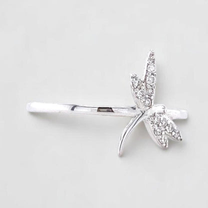 Dragonfly Diamond Ring