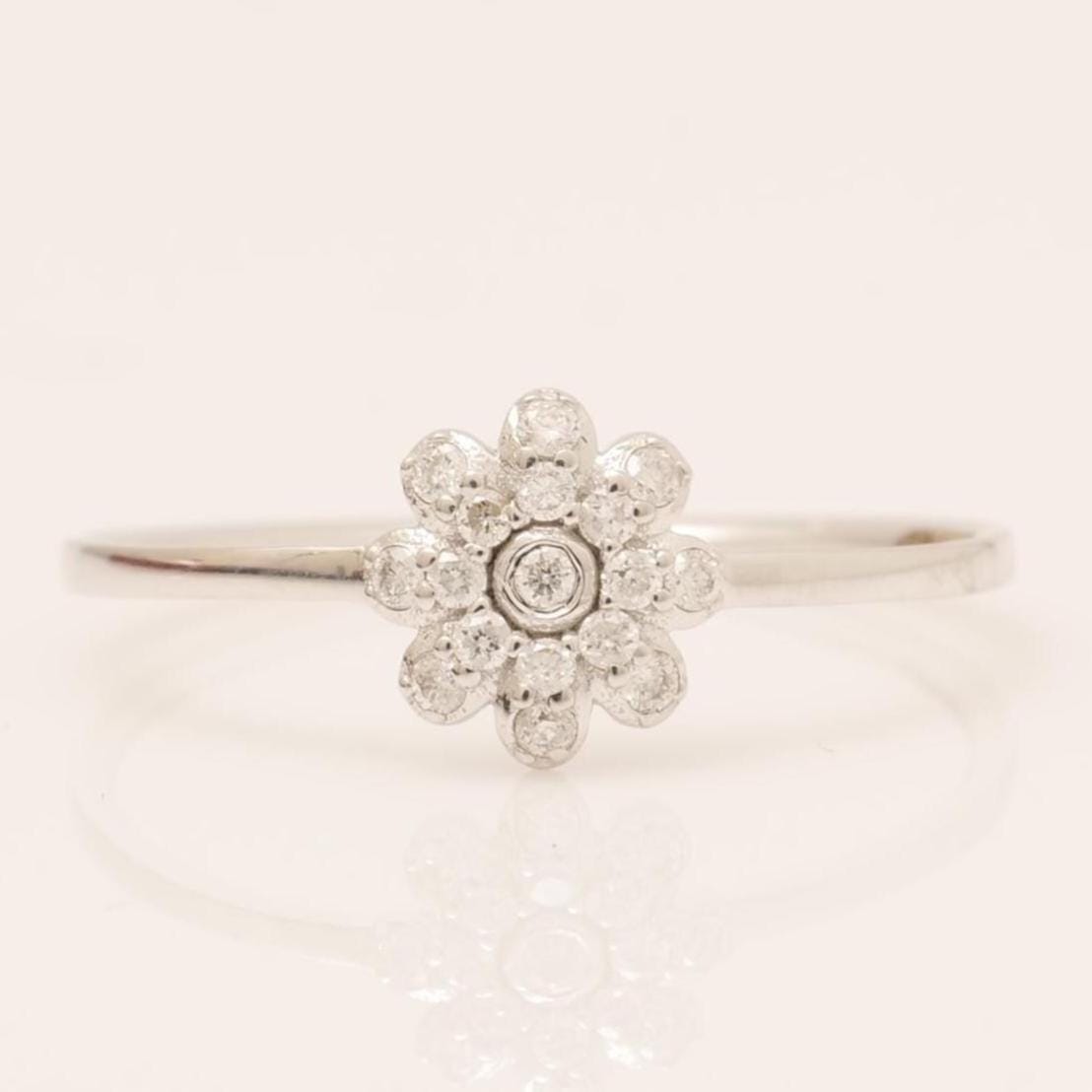 Flower Diamond Ring