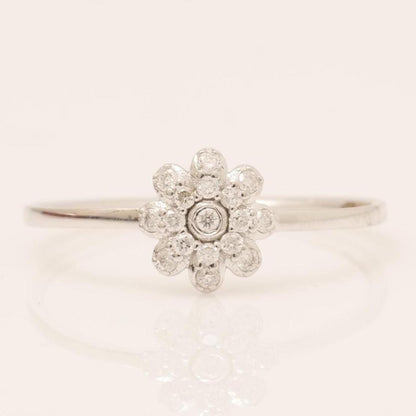 Flower Diamond Ring