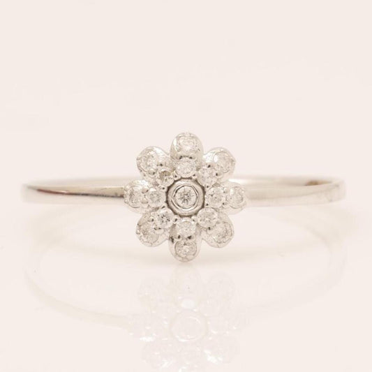 Flower Diamond Ring