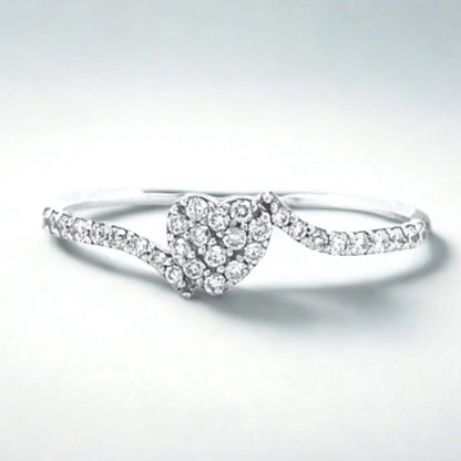 Heart Diamond Ring