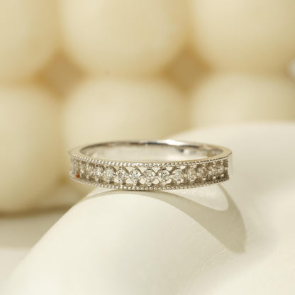 Round Diamond Eternity Band Ring