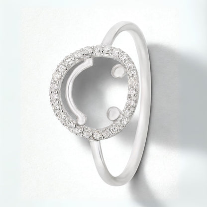 Smiley Diamond Ring