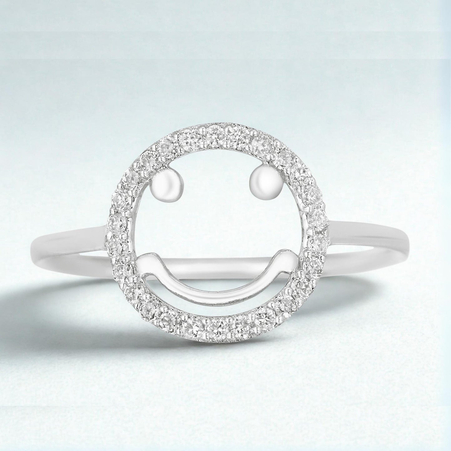 Smiley Diamond Ring