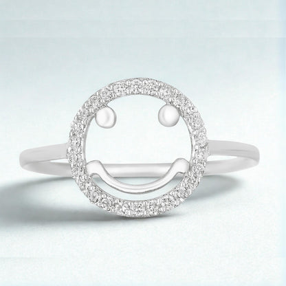 Smiley Diamond Ring