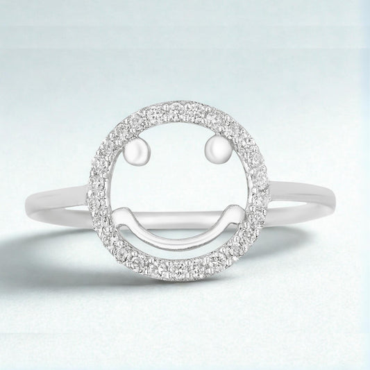 Smiley Diamond Ring