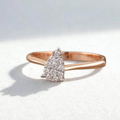 Teardrop Diamonds Ring