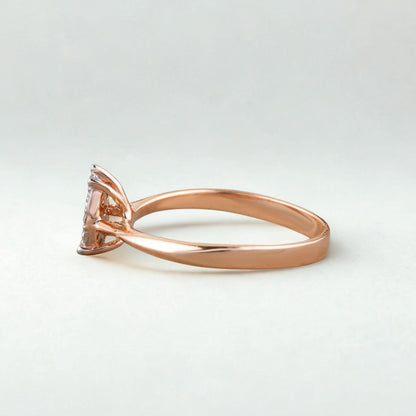 Teardrop Diamonds Ring