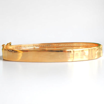 Pave Natural Diamond Broad Bangle Bracelet