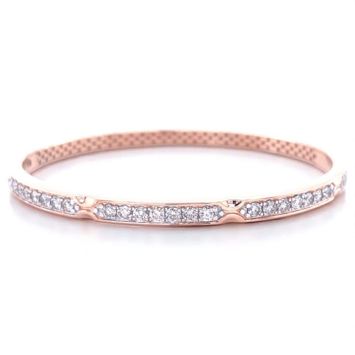 Green Enamel Natural Diamond Bracelet