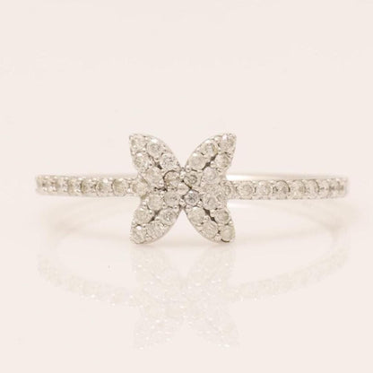 Butterfly Diamond Ring