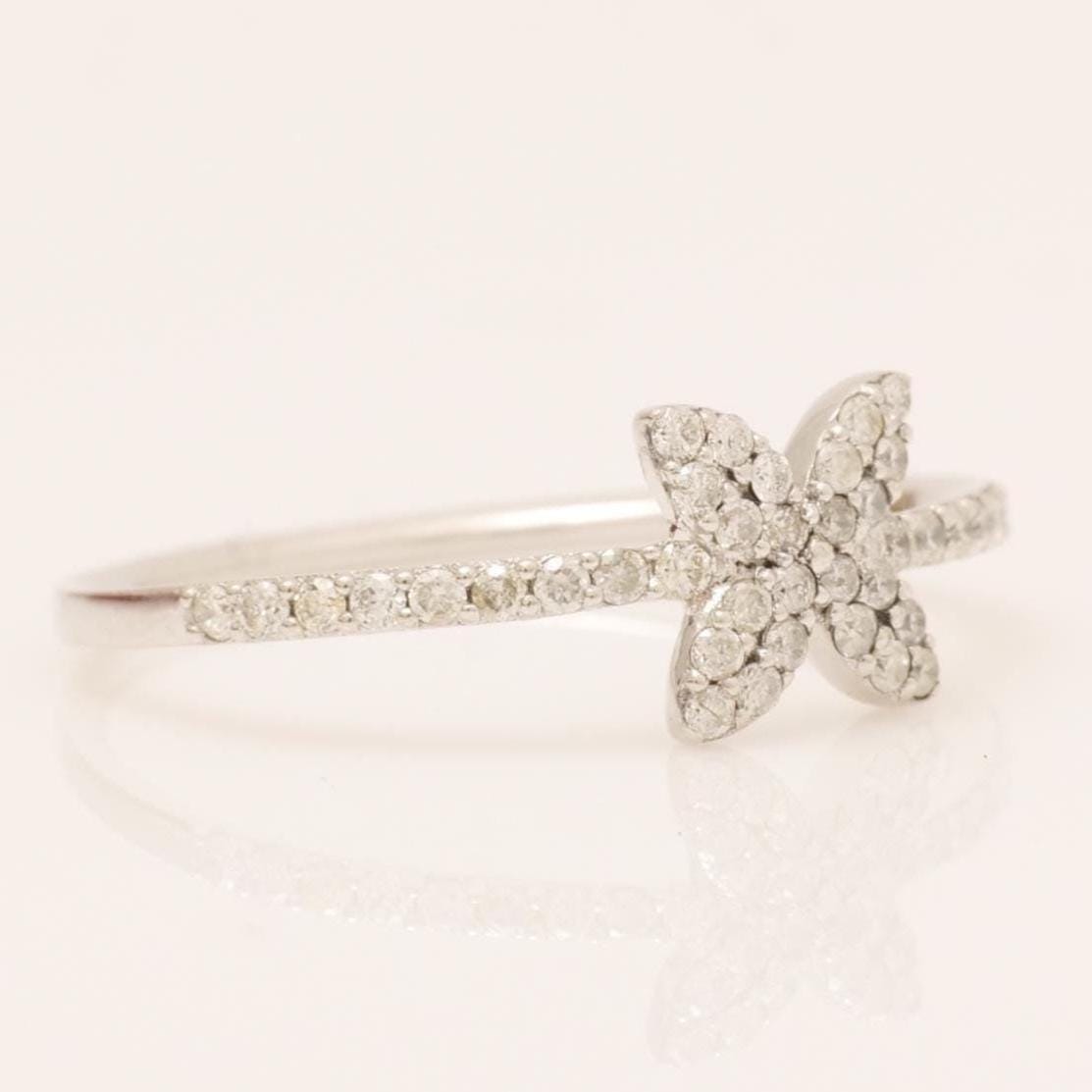 Butterfly Diamond Ring