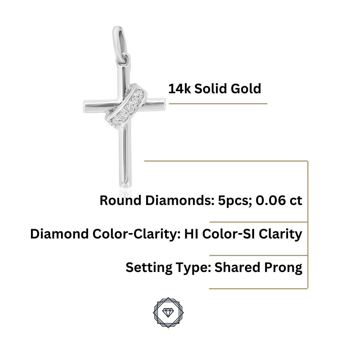 Cross Diamond Pendant
