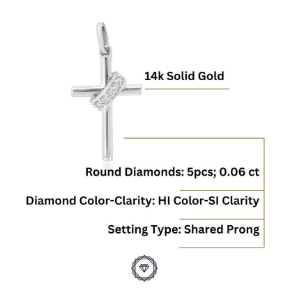 Cross Diamond Pendant