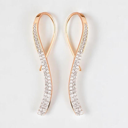 Diamond Dangle Earrings