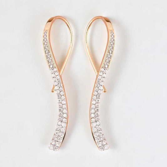 Diamond Dangle Earrings