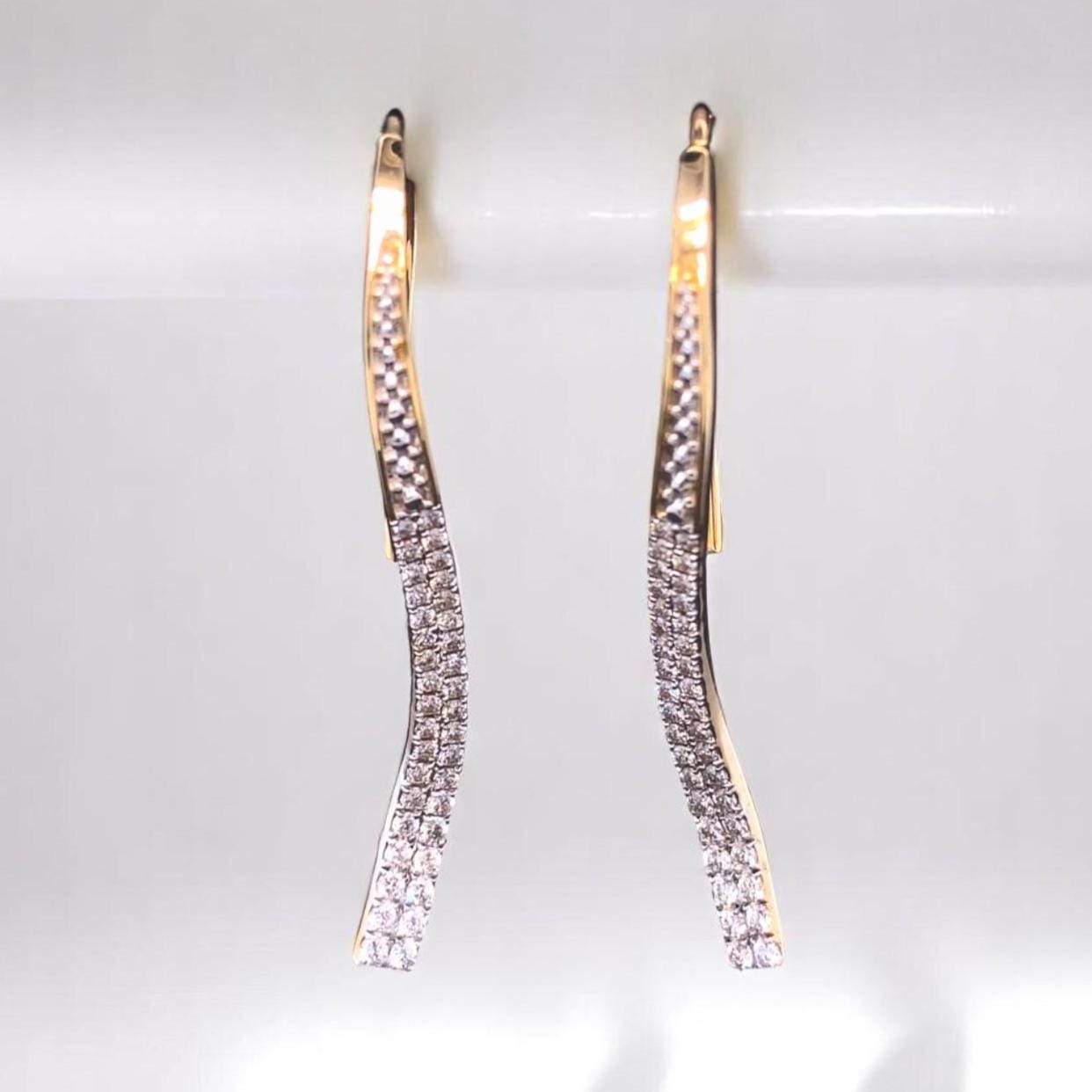 Diamond Dangle Earrings