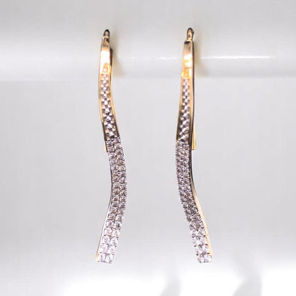 Diamond Dangle Earrings