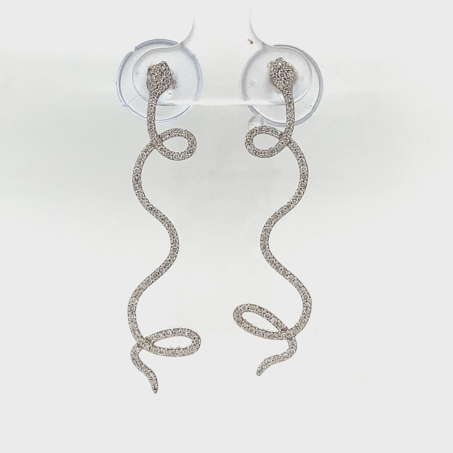 Dangle Diamond Earrings