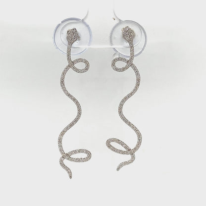 Dangle Diamond Earrings