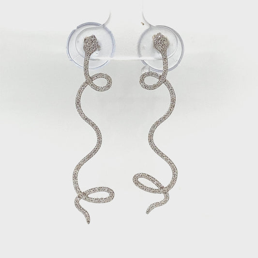 Dangle Diamond Earrings