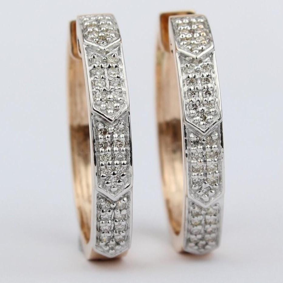 Oval Diamond Earrings