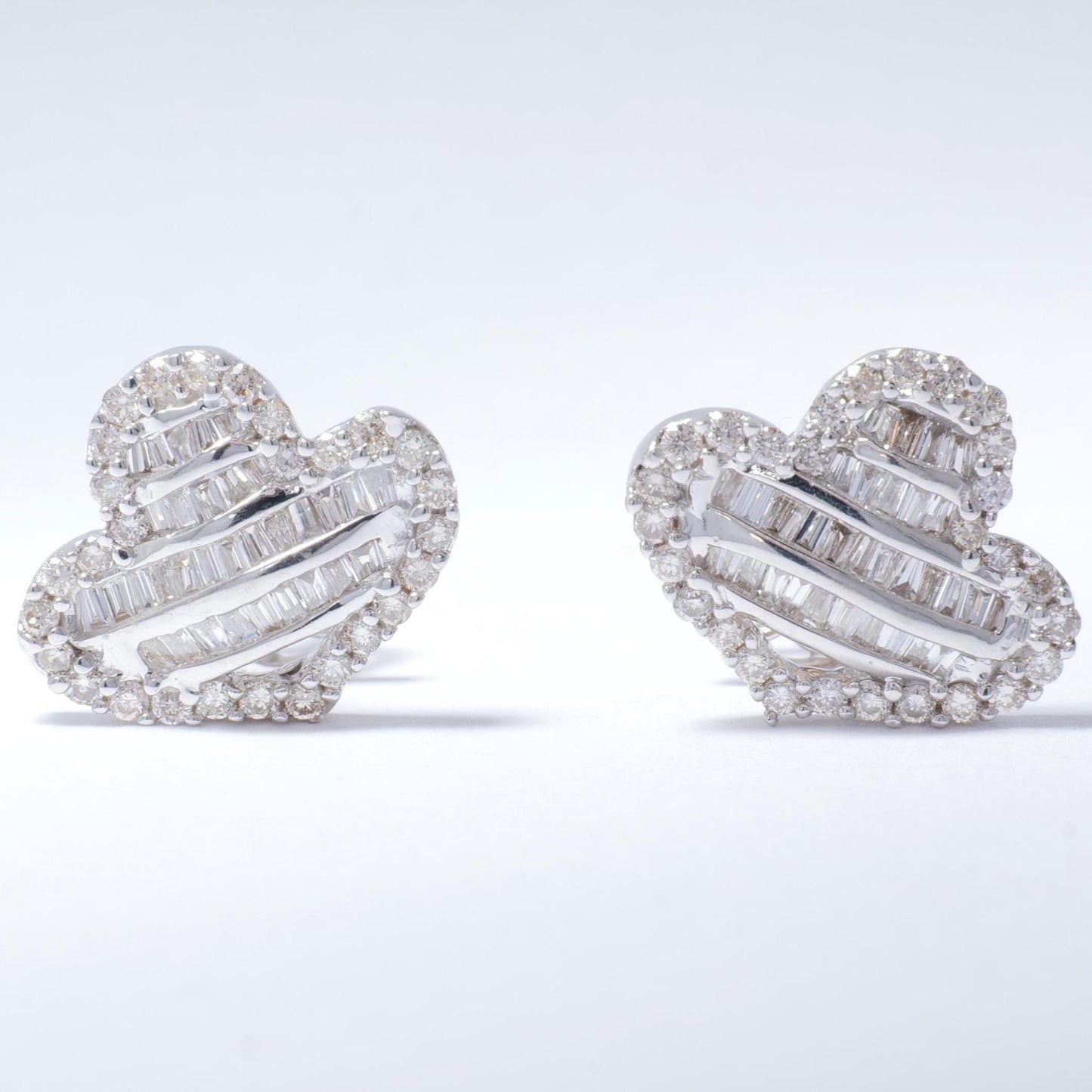 Baguette Diamond Studs Earrings