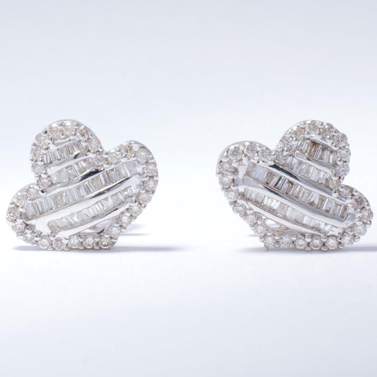 Baguette Diamond Studs Earrings