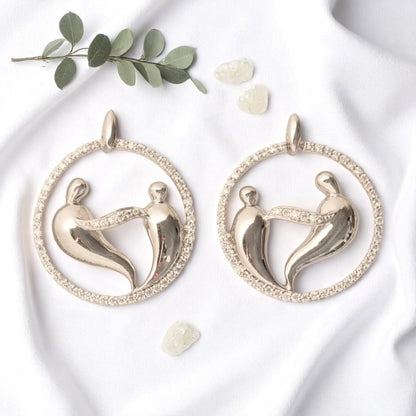 Mother Child Stud Earrings