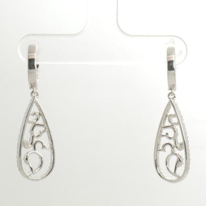 Teardrop Diamond Dangle Earrings