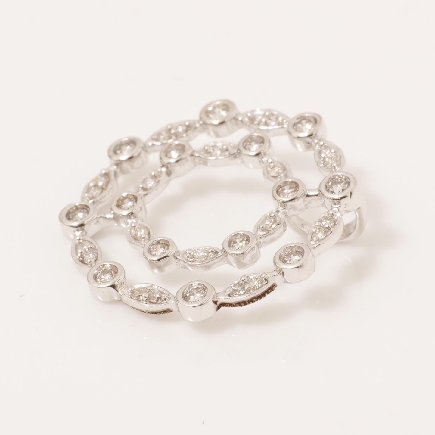 Circle Natural Diamond Pendant