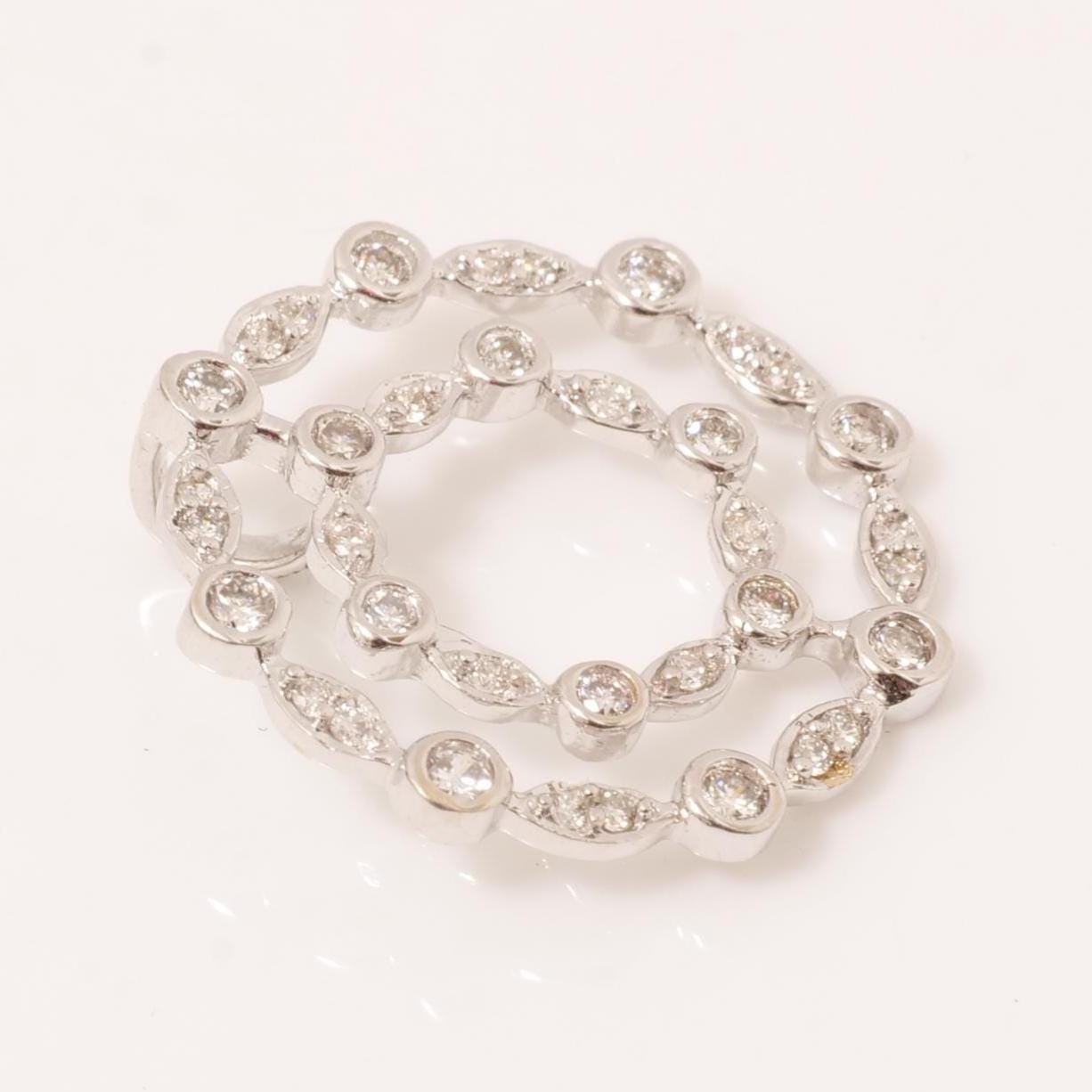 Circle Natural Diamond Pendant