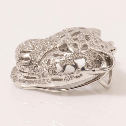 Panther Head Natural  Diamond Pendan