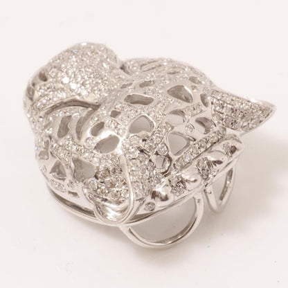 Panther Head Natural  Diamond Pendan