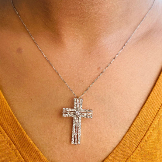 Diamond Cross Pendant
