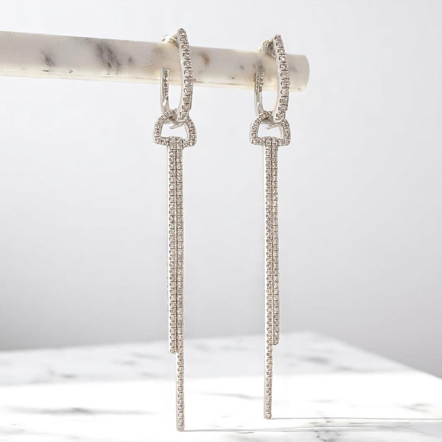 Linear Drop Earrings