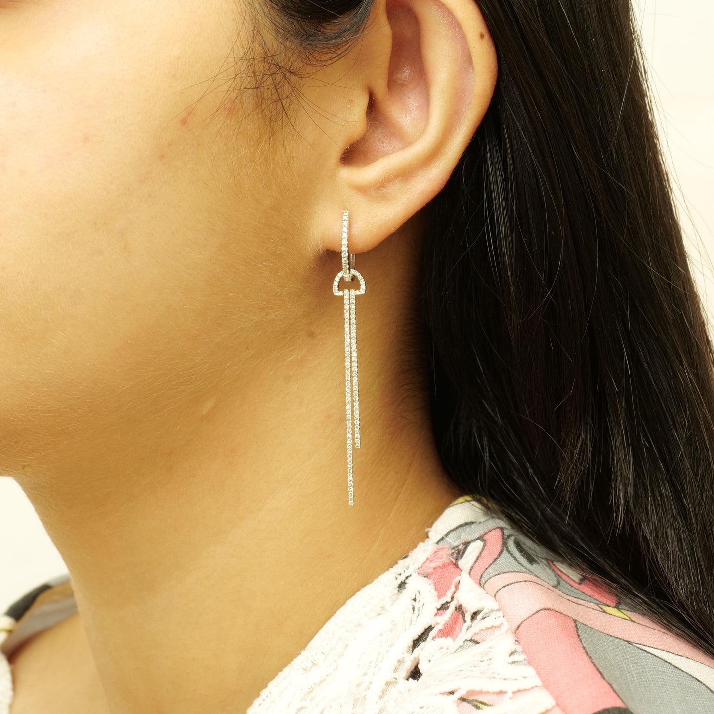 Linear Drop Earrings